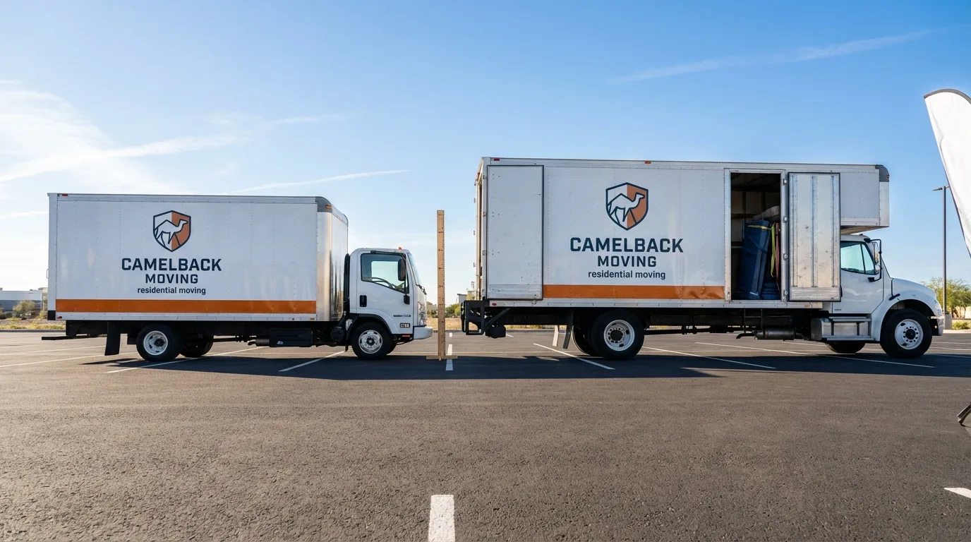 Moving truck size capacity guide in Sedona